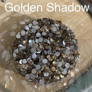 Ss20 golden shadow Flatback rhinestones